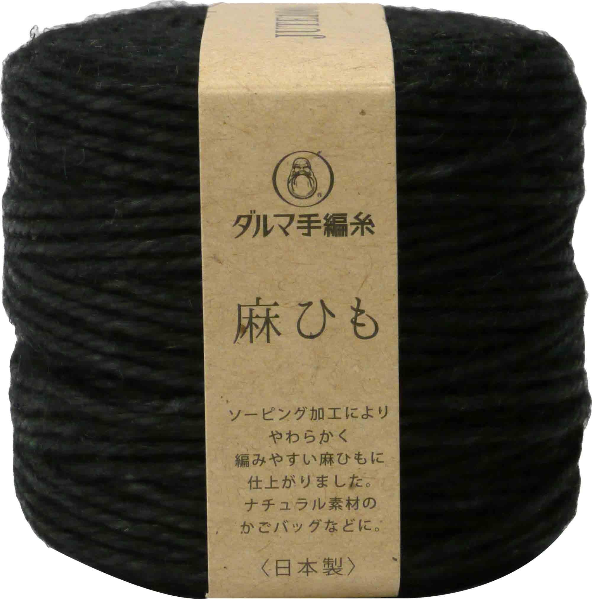 

Yokota DARUMA Twine Craft Extra Thick Black 100m 3 Ball Set col.4 Approx. 01-4040