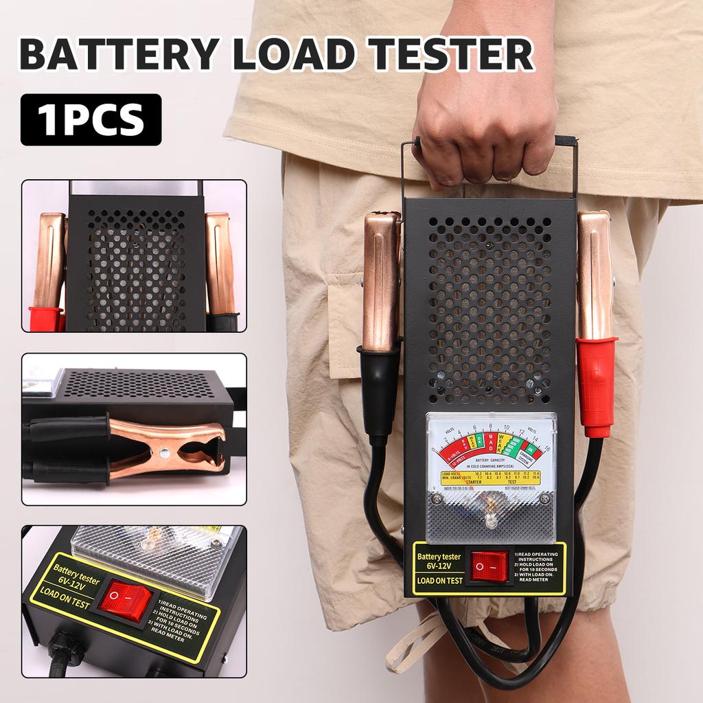 Car Battery Load Tester 6V-12V 100Amp Automotive Battery Load Checker 1000 CCA Max Portable Battery Charging System for Truck RV