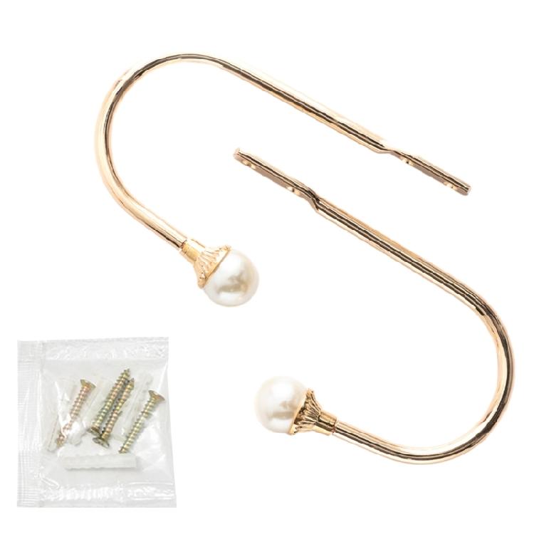 

Ushaped Curtain Hook Wall Hooks Curtain Hooks Simple Pearl Hook золотий