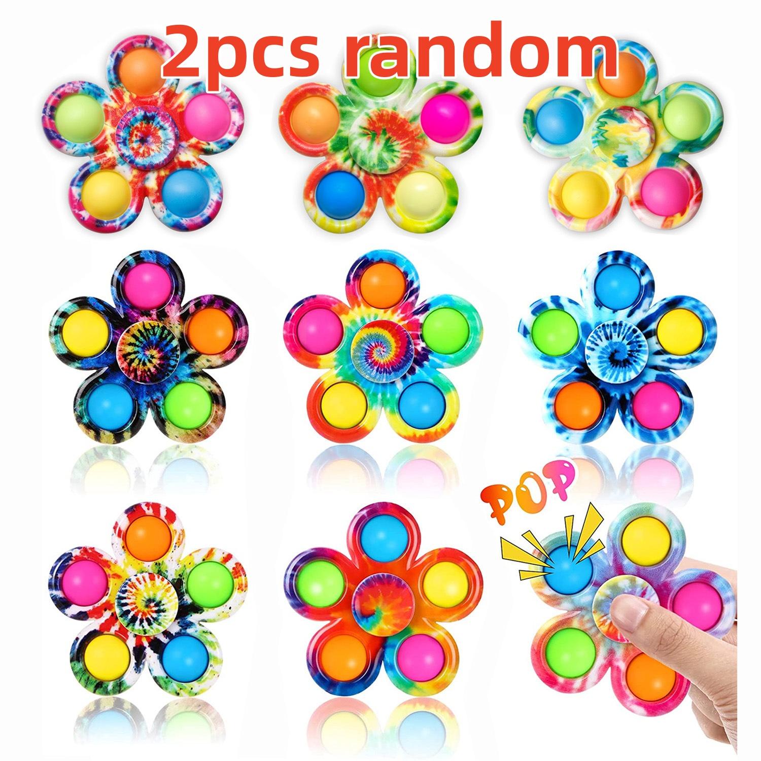 

2/5pcs Colorful Bubble Top Party Gift Fidget Spinne Press Bubble Wheel Goodie Bags Stuffers Children s Focus Training Toy