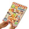 ZIYI Food Stickers Set Food Scene Stickers Creative Fun Relief Stress DIY Food Platter Stickers for Students and Adults