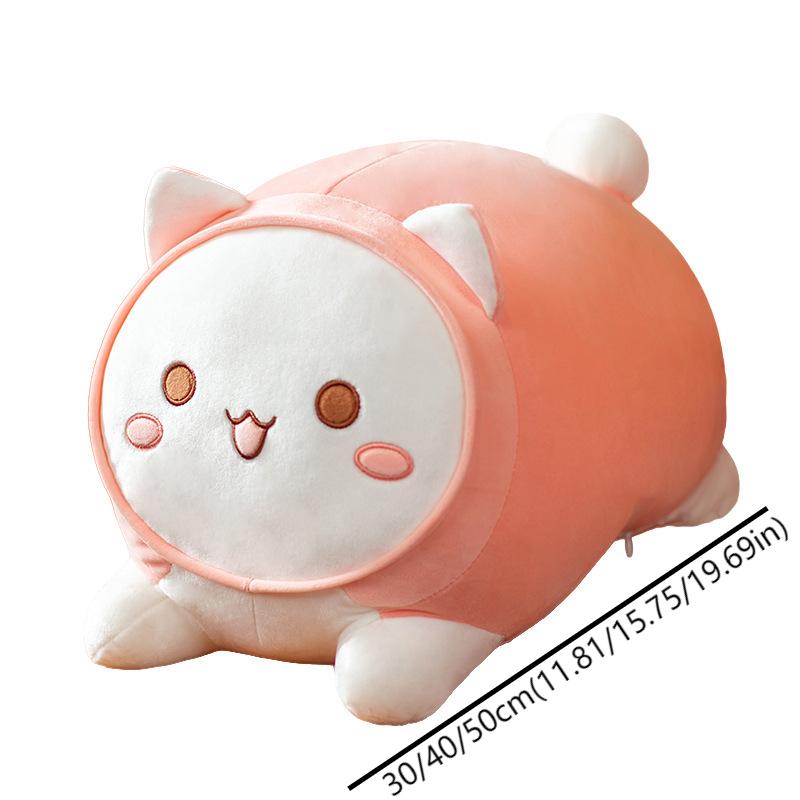 Position Lying Shiba Inu Cat Rabbit Throw Pillow Plush Toy Bed Cushion Sleeping