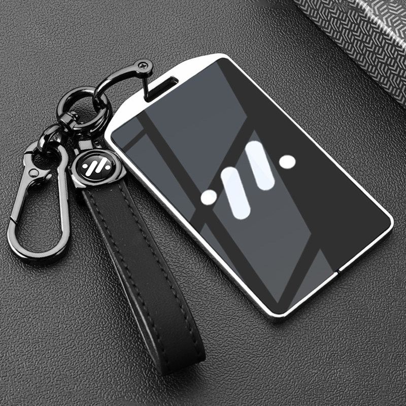 Zinc Alloy Car Key Case For Im Zhiji L7 Ls7 L6 Ls6 Keychain Remote Cover Shell Housing Ring Holder Fob Accessories