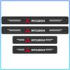 4Pcs Carbon Fiber Car Door Sill Protection Sticker Anti-scratch Refit For Mitsubishi Lancer 7 8 I200 Pajero Montero Sport Outlander ASX Mirage Eclipse
