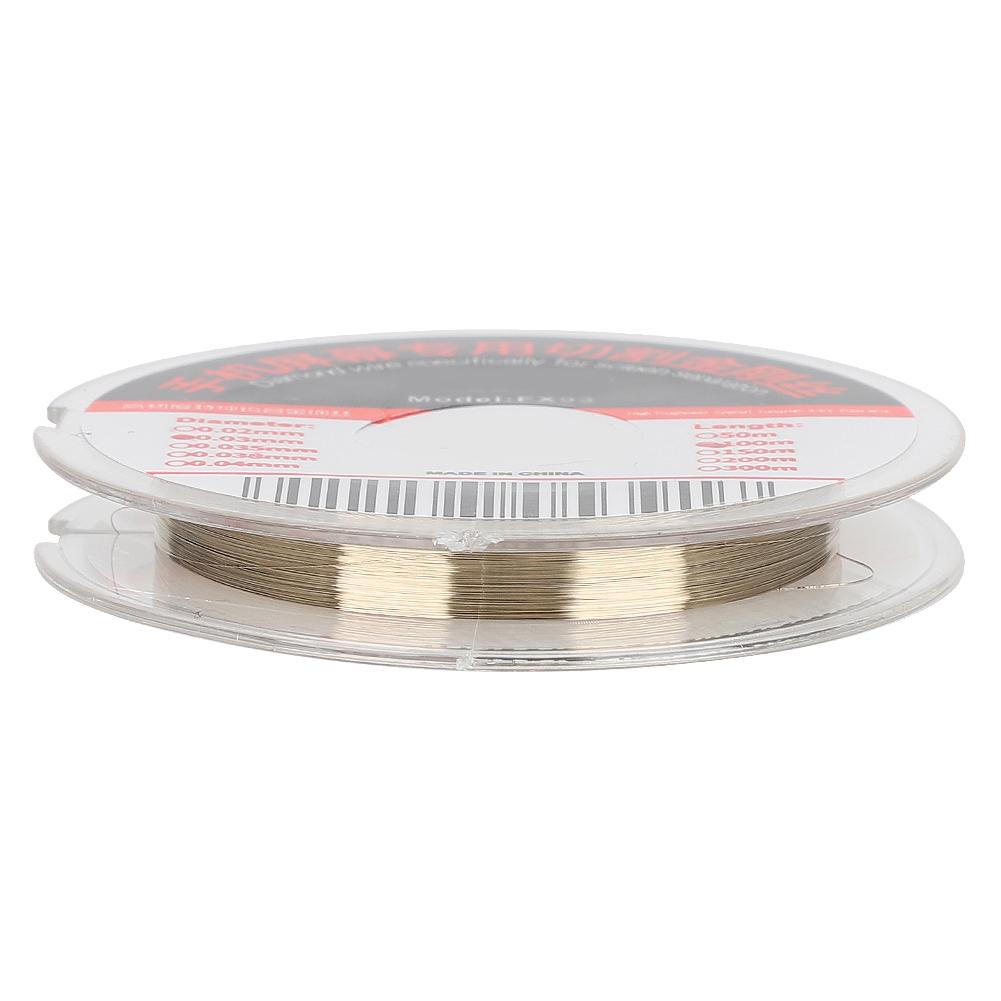 0.03mm Special Cut Alloy steel Wire Accessory for Mobile Phone Screen 100m Length
