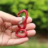 Carabiner Clip Outdoor Carabiner D Ring Shape Key Chain Clip Hook Multipurpose For Camping Hiking Backpacking Clips