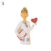 2T Jewelries Cartoon Stethoscope Heart Enamel Brooch Pin Bag Badge Doctor Nurse Jewelry Gift