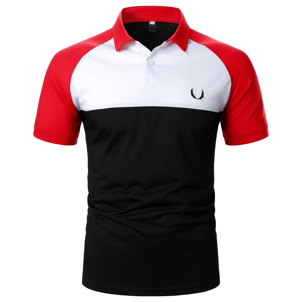 Independence Day 3D Printed Men'S Short Sleeve Polo Shirt Casual Sports Trend Top