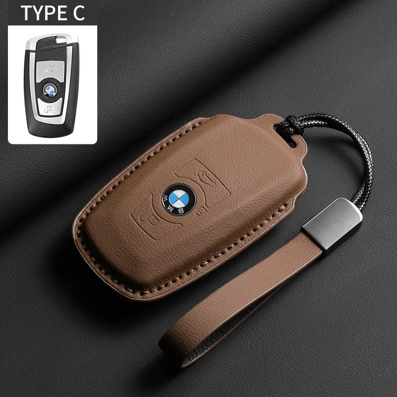 Car Sticker Hot 2025 Metal Car Key Case Cover for BMW 520 F10 F30 F18 118i 320i 1 3 5 7 Series X3 F25 X4 M3 M5 Keychain Bag Shel
