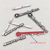 2/4/10pcs ABS Car Audio Decoration Sticker Logo Mercedes Benz And AMG Auto Badge Decal For Mercedes Benz AMG Car Accessories
