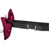 Men's Velvet Bow Tie with Boring Sparrow Adjustable Handmade Velvet Tie (green) - DD01