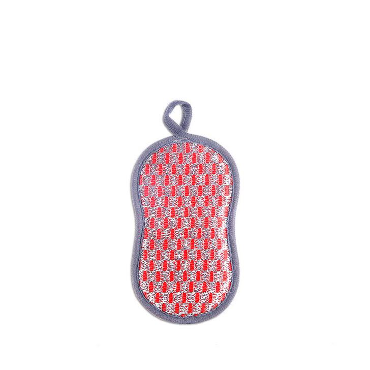 Double-Sided Non-Stick Kitchen Sponge & Scourer Brush