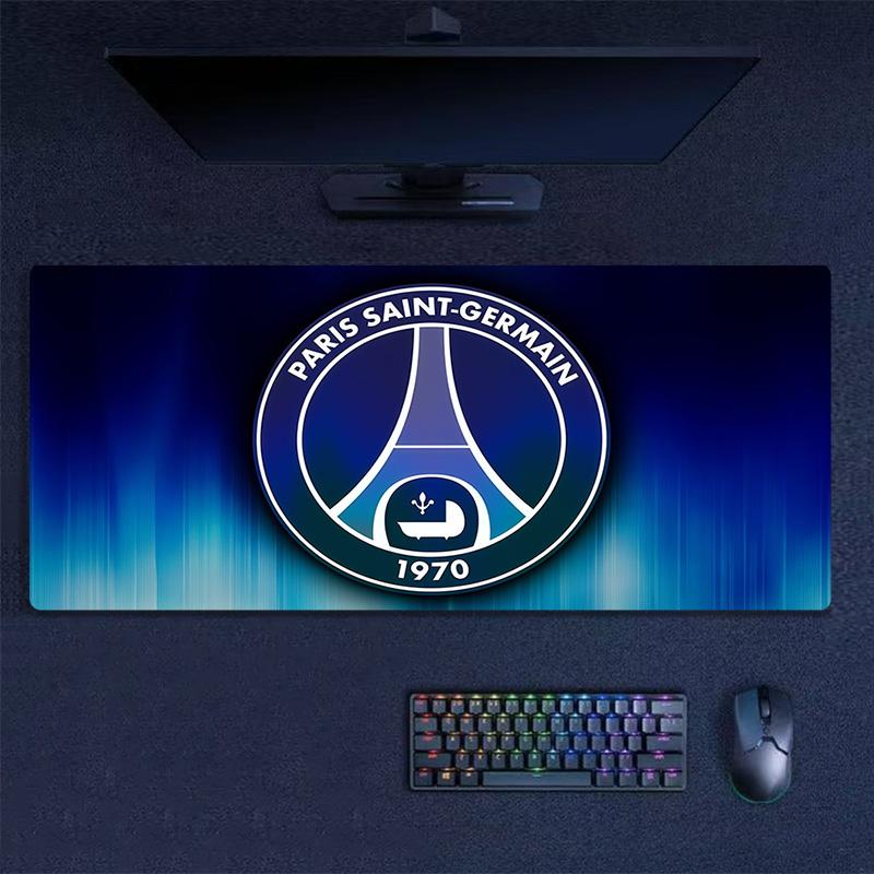 Paris Saint-Germain F.C Print Cushion Non-slip Laptop Tablet Big Mousepad XXL Mat Mini PC Playmat With Lock edge