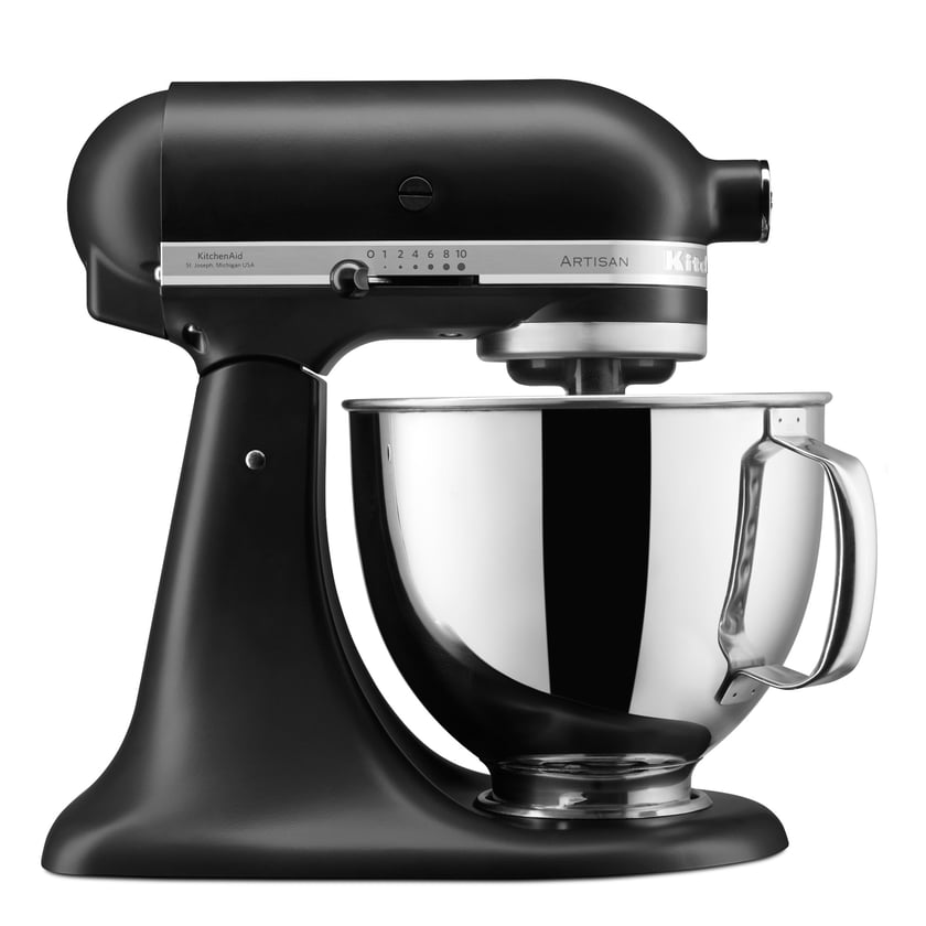 Kitchenaid Artisan 5Ksm125 4,8L Küchenmaschine Kitchenaid Farbe: Matt-schwarz