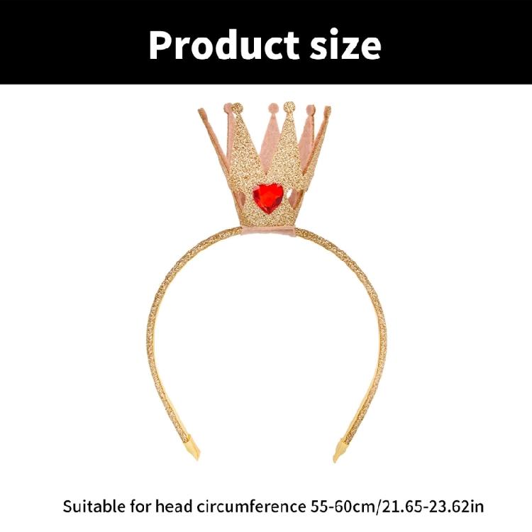 Sequined Tiaras Crown Headband for Party Soft Padded Hairhoop Hair Accessory for Parties and Birthday Christmas Hairband
