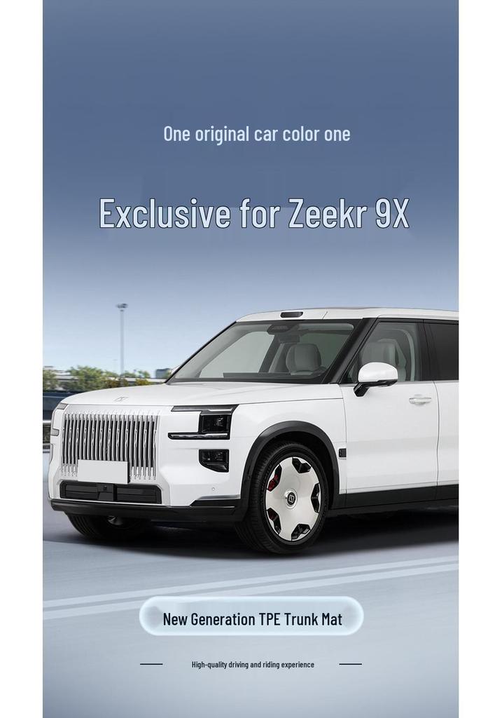 Zeekr 9X 2026 Trunk & Floor Mats: TPE Car Interior Accessories