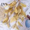 Artificial Greenery Decor Eucalyptus Leaf Branch 3 Fork Realistic Reusable Faux Green Centerpiece Plants Home Table Wedding Decoration Photo Props
