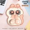 Big-eyed Cat Mouse Pad Non-Slip Comfortable Wrist Rest Typing Pad Soft Dirt-resistant Ergonomic Mouse Pad For Computer Office