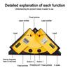 Portable 90° Infrared Laser Level Rechargeable High Accuracy Level Tool Laser Measurement Tool
