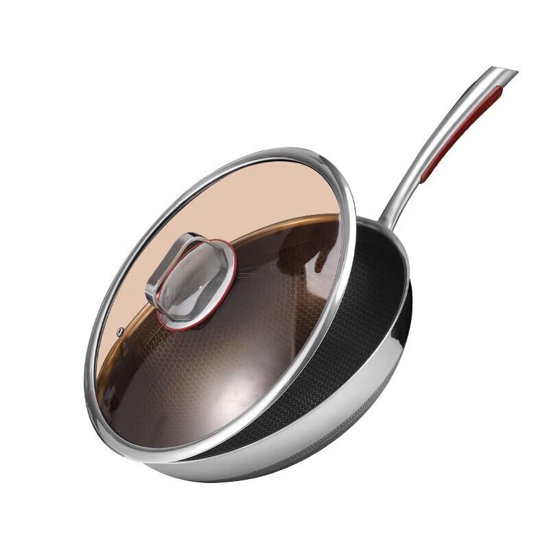 BALDEKANGHE BC-026 316L Antibacterial Non-stick Wok