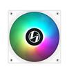 Li LIAN LI Case Fan White 120mm ARGB Fan X 3 Fan Controller Fan Hub Included Official Japanese Distributor ST120-3W