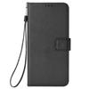 For itel City 100 4G Leather Wallet Case with Strap Diamond Texture Phone Cover