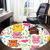 1pc Cute Bears Chair Carpet for Office, Perfect for Office, Holiday Party Decoration Choice Yy260314051