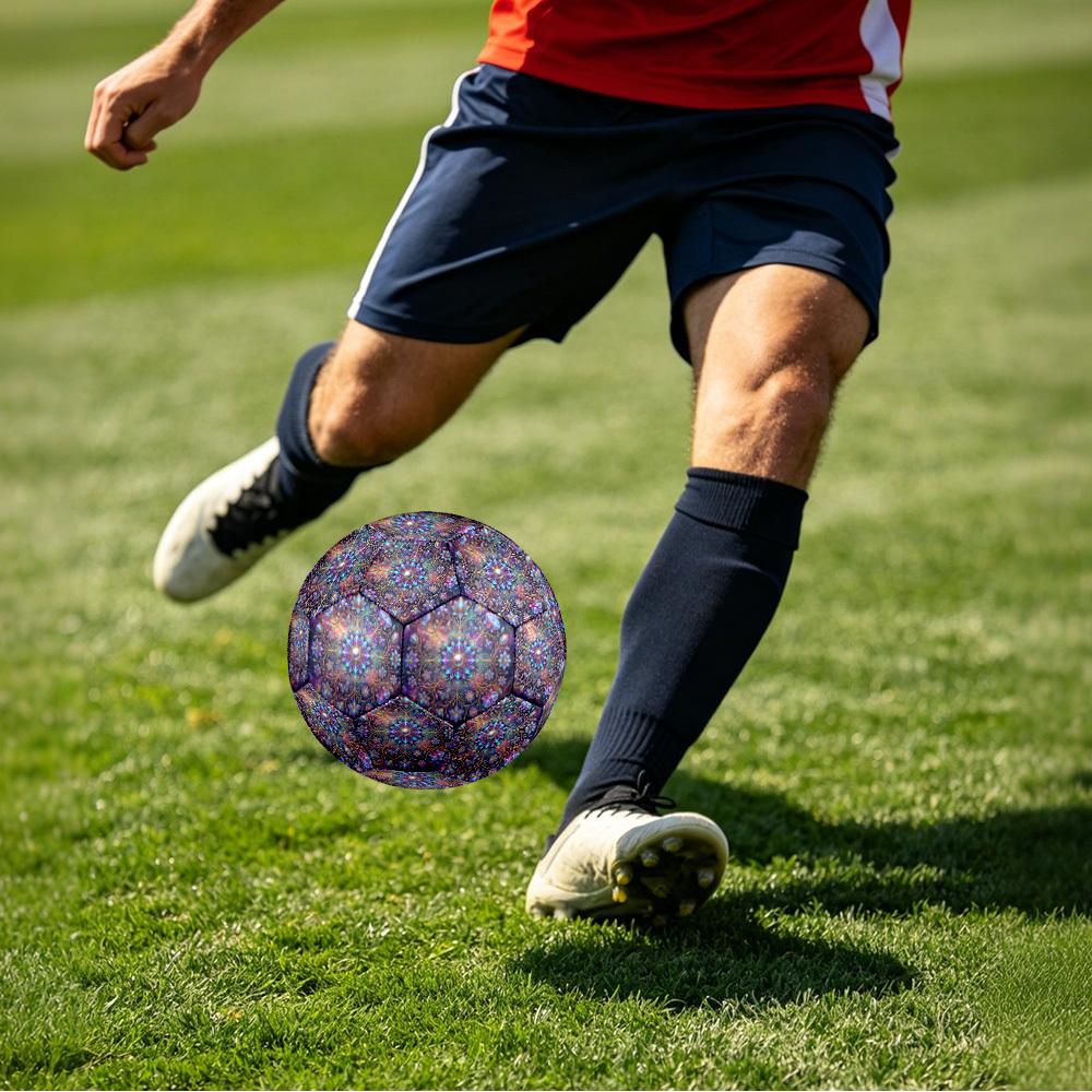 1pc Cosmic Mandala Size 5 Soccer Ball Professional Lightweight Durable Match Training Football Indoor &Outdoor Sports BallTraining Ball y18