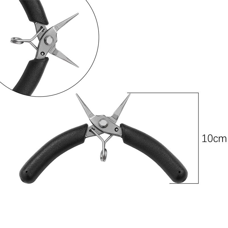 "Handmade Pink Needle-Nose Pliers: Multi-Function Jewelry Tool for Beading and Winding"