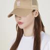 VARZAR 3D Monogram Side Mesh Overfit Ball Cap Beige