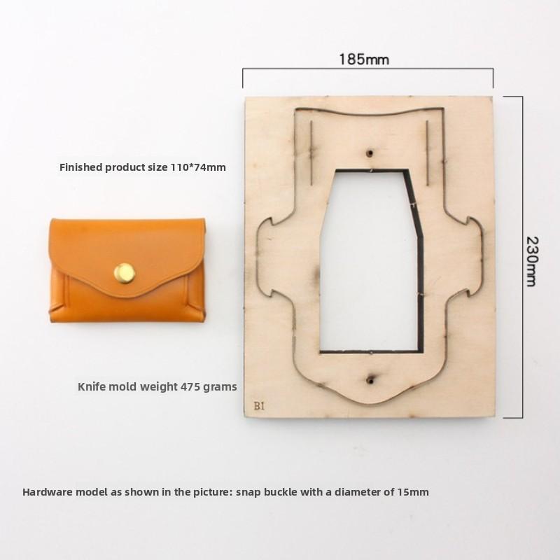 Handbag Coin Holder Customized / Keychain / No Sewing Coin Card Bag / Lighter Bag Leather Cutting Die, DIY Leather Punch Die