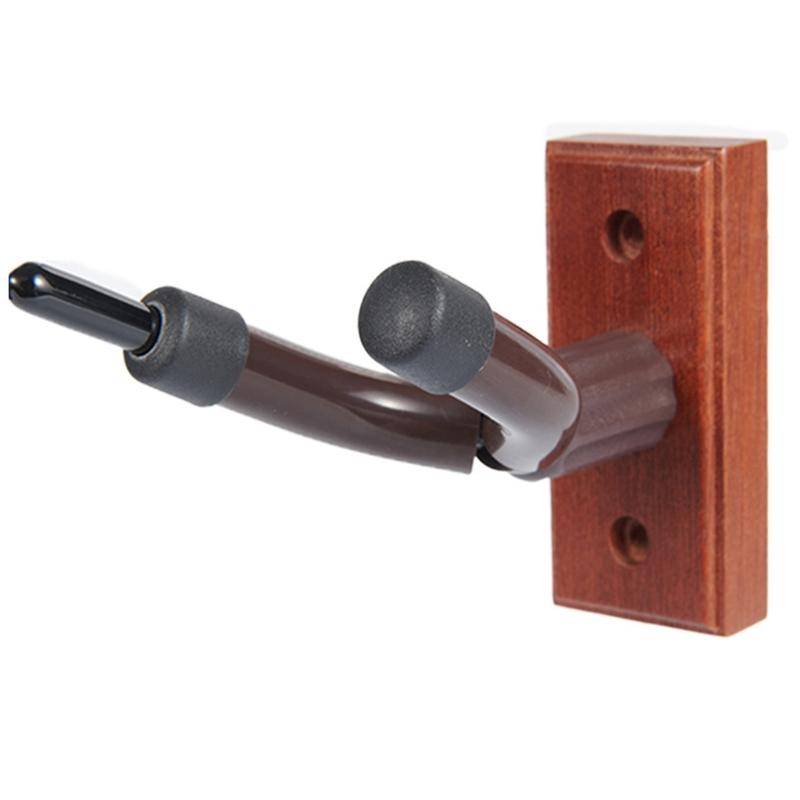 

Деревянный настенный крючок для музыкальных инструментов Легкая система крепления Деревянная текстура Настенная стойка Подходит для подвешивания укулеле, скрипок