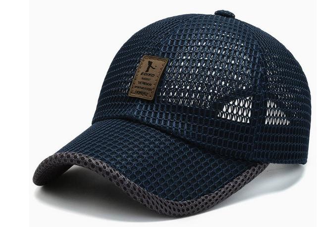 Manufacturer summer Korean version tide casual mesh baseball cap men and women with the same sun protection visor fishing cap