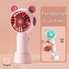Rechargeable USB Mini Fan: Portable Handheld & Desktop Stand, Ideal Student Gift