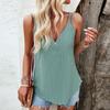 Women's Casual Color Sleeveless Vest Top