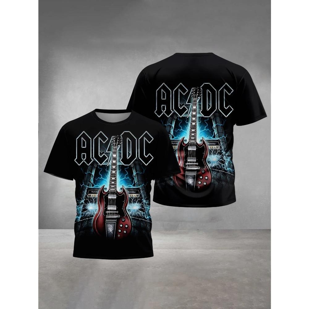 3D Tisk Oblečení Pánské Outdoorové Oblečení pro Rockovou Kapelu A-ACDC
