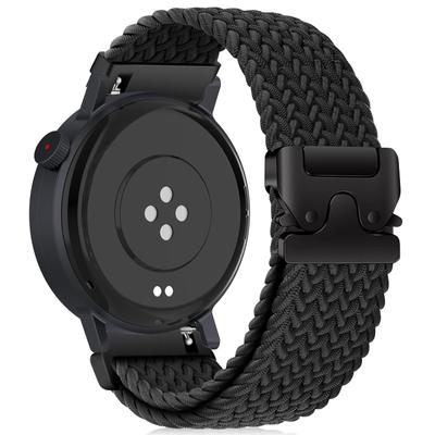 RoSoki 22mm Nylon Ersatzarmband für CMF by Nothing Watch 3 ProCMF by Nothing Watch Pro 2, Geflochten mit Fallschirmschnalle, Dehnbar, Leicht,
