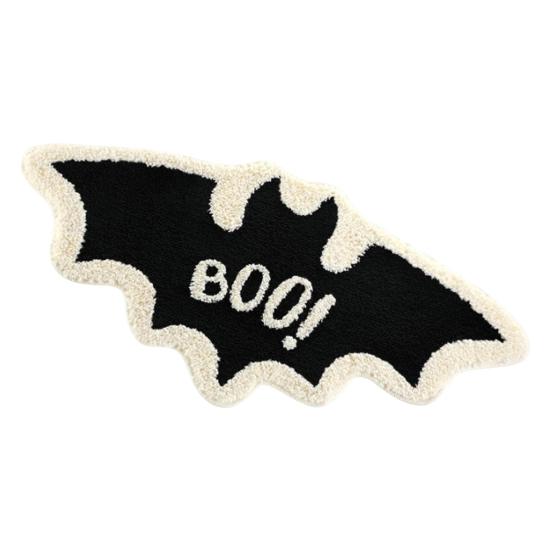 

Хэллоуинский дверной коврик Нежеланный Летучая мышь Дверной коврик Готический Череп Привидение Ковер для Входной двери Входное украшение Подарок на новоселье E