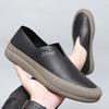 Frühling Sommer Atmungsaktives Hohles Leder Herren Slipper Schuhe Mode Slip-on Herrenschuhe Freizeitschuhe Mann Party Hochzeit Schuhe