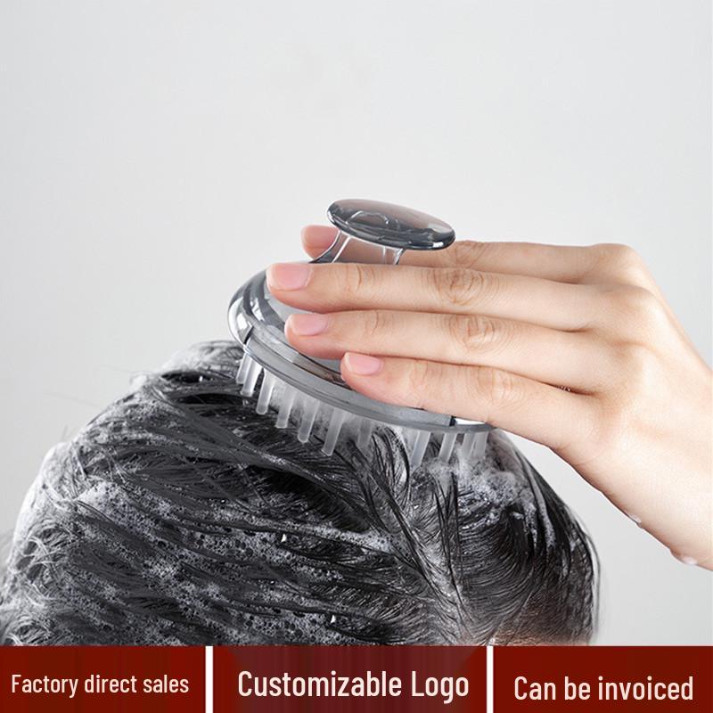 

Мужская силиконовая щетка для шампуня и массажа 5027 прозрачный