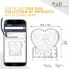 H&D HYALINE & DORA 15 Year 15th Wedding Anniversary Paperweight, Crystal Sculpture Keepsake Gifts, Personalized Crystal Engraved Heart Marriage