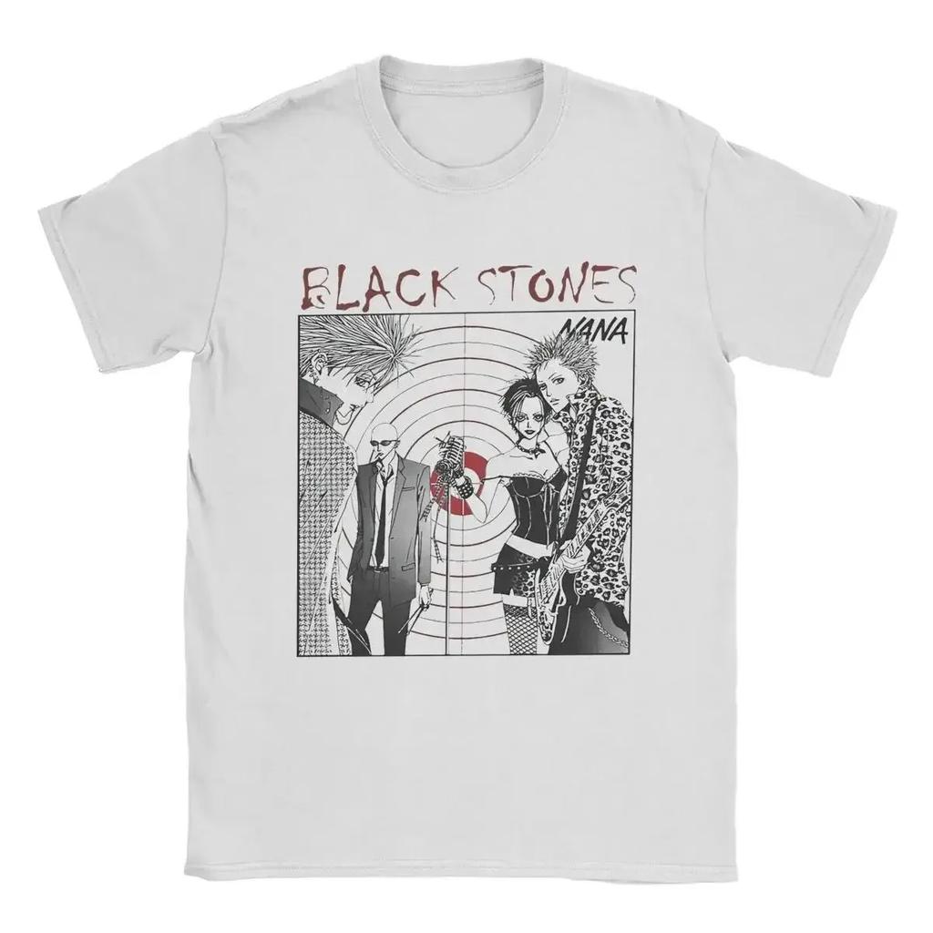 NANA Osaki T Shirt Casual Harajuku Streetwear Japanese Clothes T Shirt Fashion Rock Punk Short Short Sleeves Plus Size Loose Tee