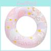 Cute Cartoon Pattern Cloud Horse Kids Baby Inflatable Swim Ring Pink Lifebuoy Water Floating Ring