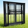 Latest double zipper side opening mosquito proof screen window for indoor use, customizable size, non porous self-adhesive