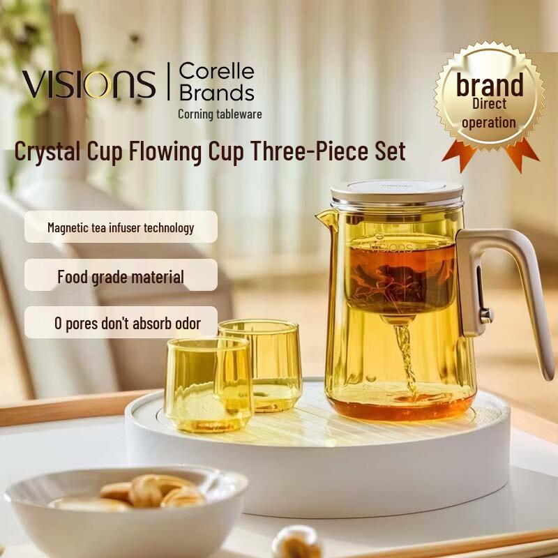 VISIONS Corning Glass Tea Infuser Set