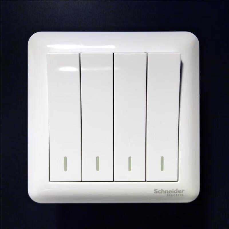 

SIBEISONG Hongyan Three-Gang Single Control Switch CN plug (adapter included)