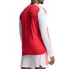 adidas Arsenal Striped Letter Long Sleeve Football Shirt Men Tops Light-Crimson JJ1833