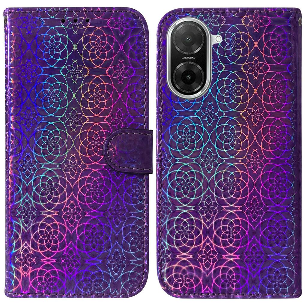 For Xiaomi Redmi A5 NFC (173.45mm) Stand Case Dazzling Flower Leather Phone Cover