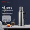 Shimeile 2L Stainless Steel Vacuum Flask with Glass Liner