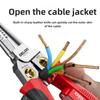 8In1 Voltage Measuring Pliers Multi-function Electrician Wire Stripper Electric Pen Voltage Tester Pliers Waterproof Cutter Tool